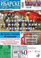 Naslovna strana novog broja "Ibarskihi" - klik za PDF izdanje